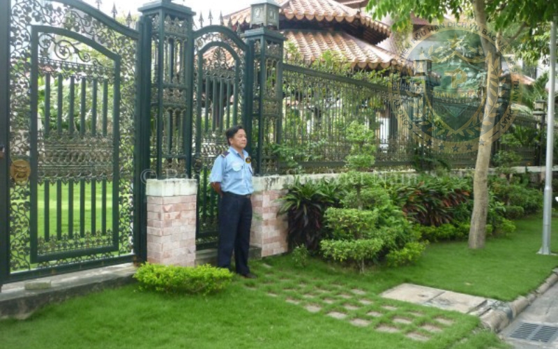 thuê dịch vụ bảo vệ biệt thự