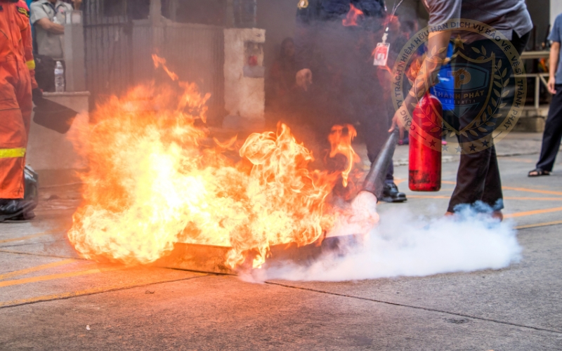 công dụng bình chữa cháy