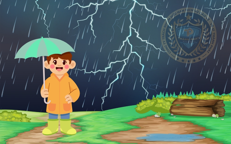 các tình huống có thể xảy ra vào mùa mưa