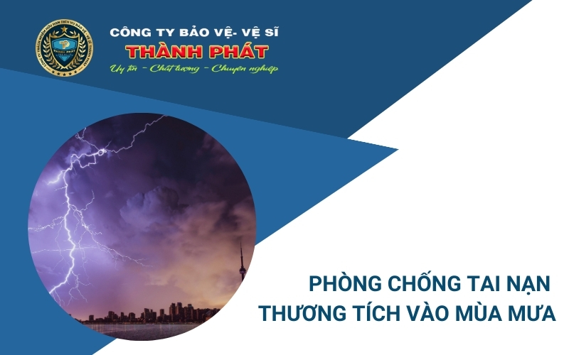 phòng chống tai nạn thương tích vào mùa mưa