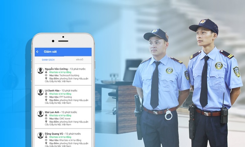 hệ thống nhân viên bảo vệ