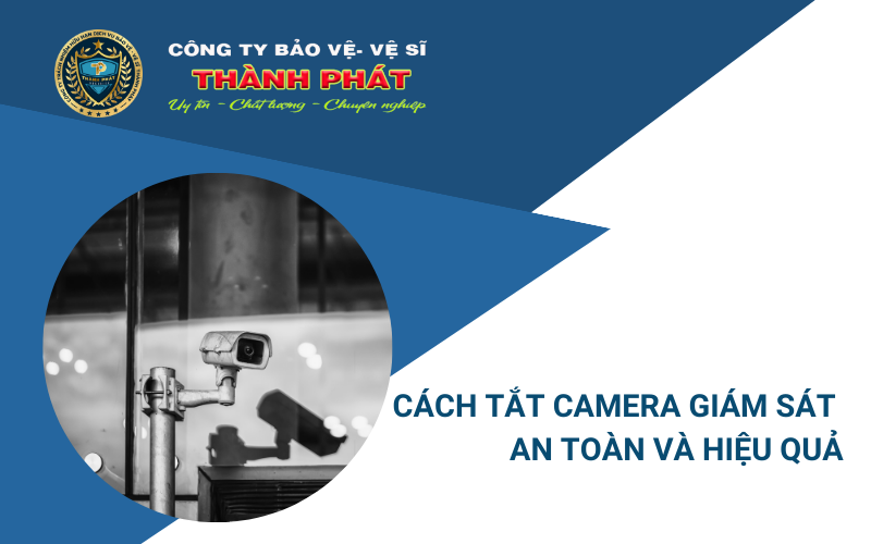 cách tắt camera giám sát