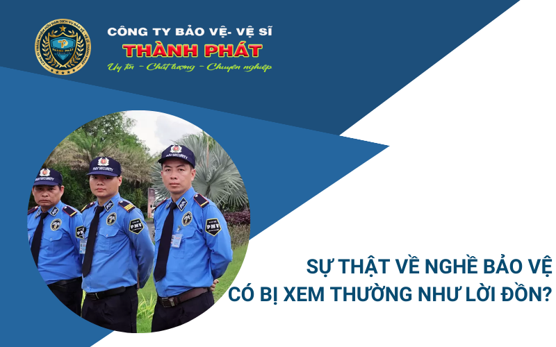 nghề bảo vệ bị xem thường