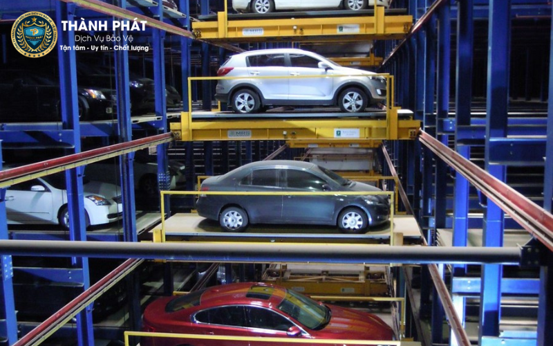 bãi đỗ xe hiện đại