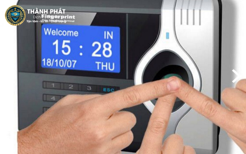 công nghệ nhận dạng vân tay