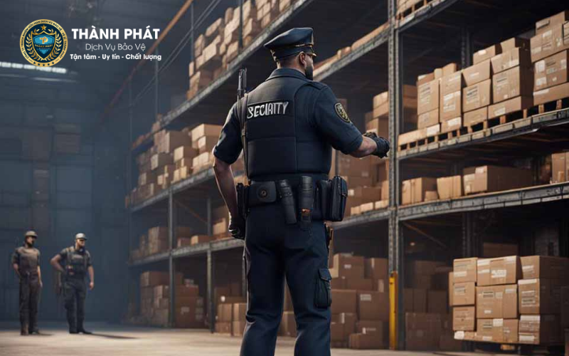 bảo vệ chống trộm tại kho hàng