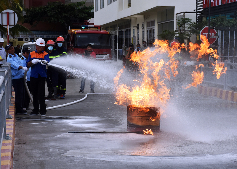 Diễn tập phòng cháy chữa cháy