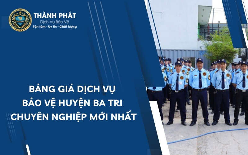 công ty bảo vệ huyện ba tri