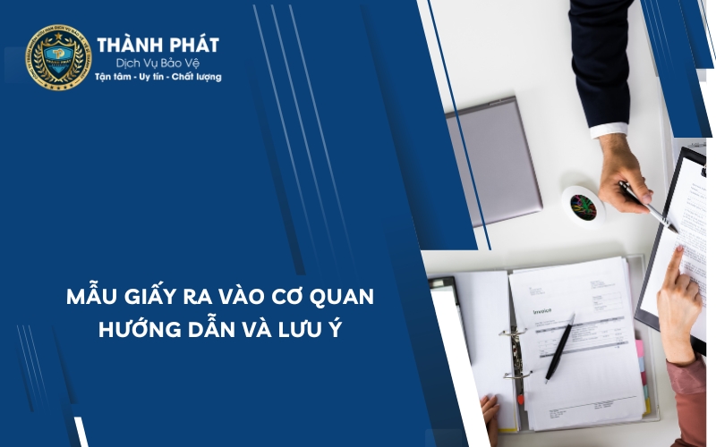 mẫu giấy ra vào cơ quan