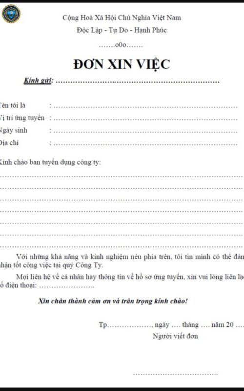 Hồ sơ xin việc bảo vệ gồm những gì