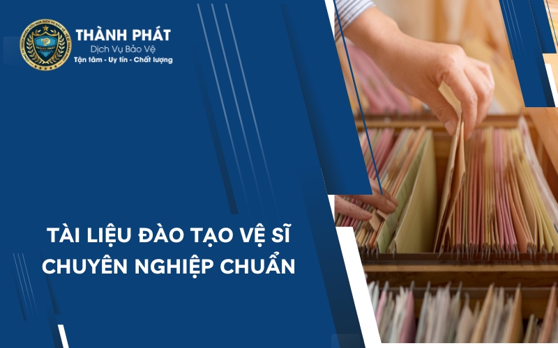 tài liệu đào tạo vệ sĩ