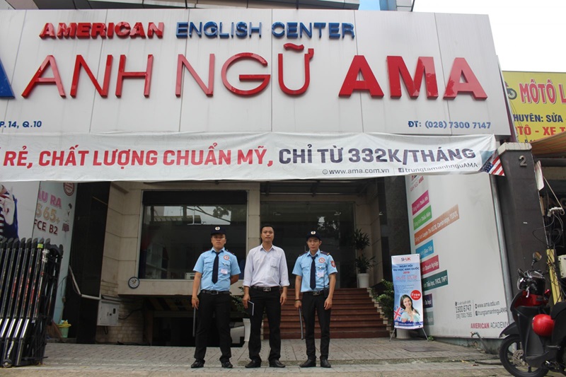 Đặc thù an ninh tại trung tâm tiếng Anh