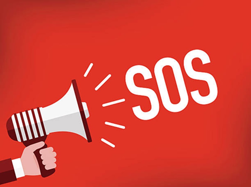Tình huống cần sử dụng tín hiệu SOS