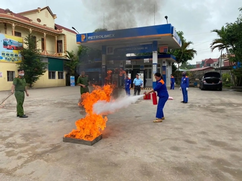 Vai trò của lực lượng bảo vệ trong phòng cháy xăng dầu